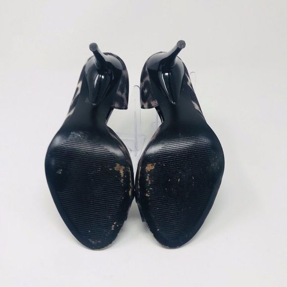 Carlos Santana Heels Leopard Print Satin Miracle - Picture 8 of 8